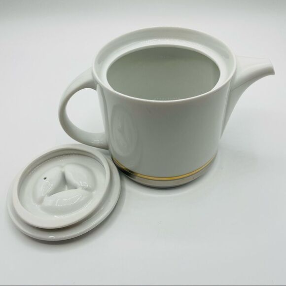 Vintage Mid-Century Thomas Germany Metallic Teapot and Creamer Set - Picture 4 of 10